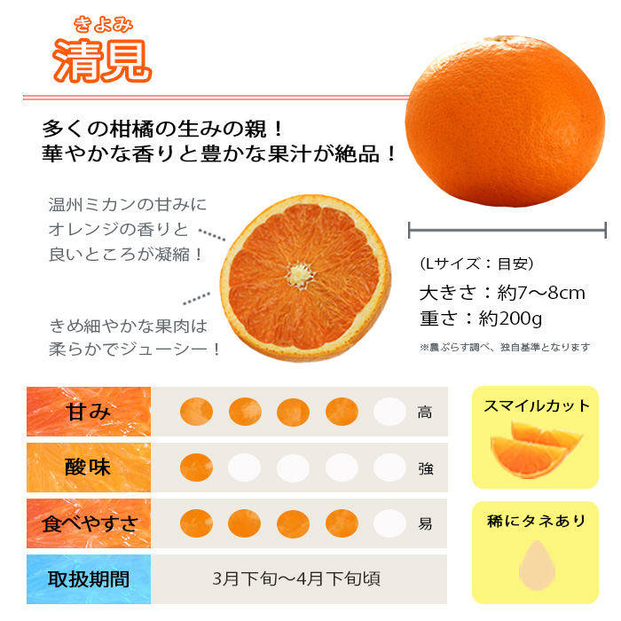 清見 約2.5kg＜家庭用＞ | 媛一お取り寄せ市場