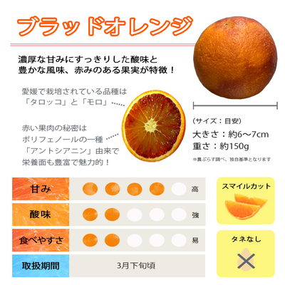 ブラッドオレンジ 約2.5kg＜家庭用＞ | 媛一お取り寄せ市場