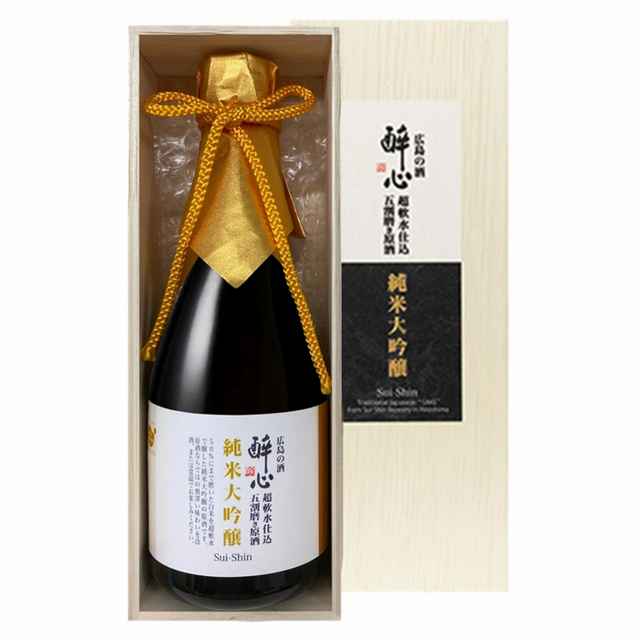 上松 大吟醸酒 1800ml 木箱入り 上松 大吟醸酒 1800ml 木箱入り 龍力〉