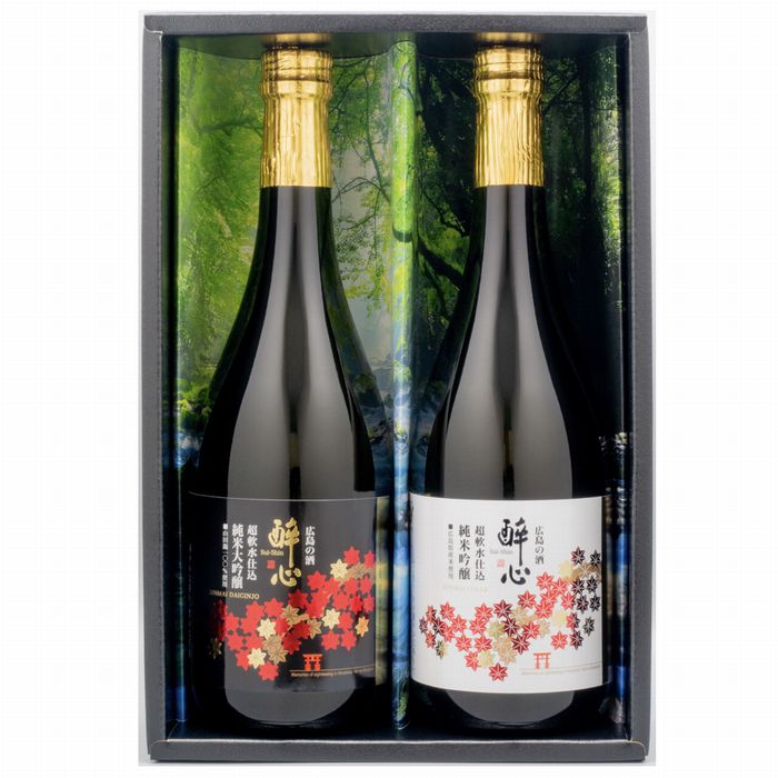 吟醸呑み比べ「醉心 超軟水仕込の粋」720ml×2 | 醉心ネットショップ