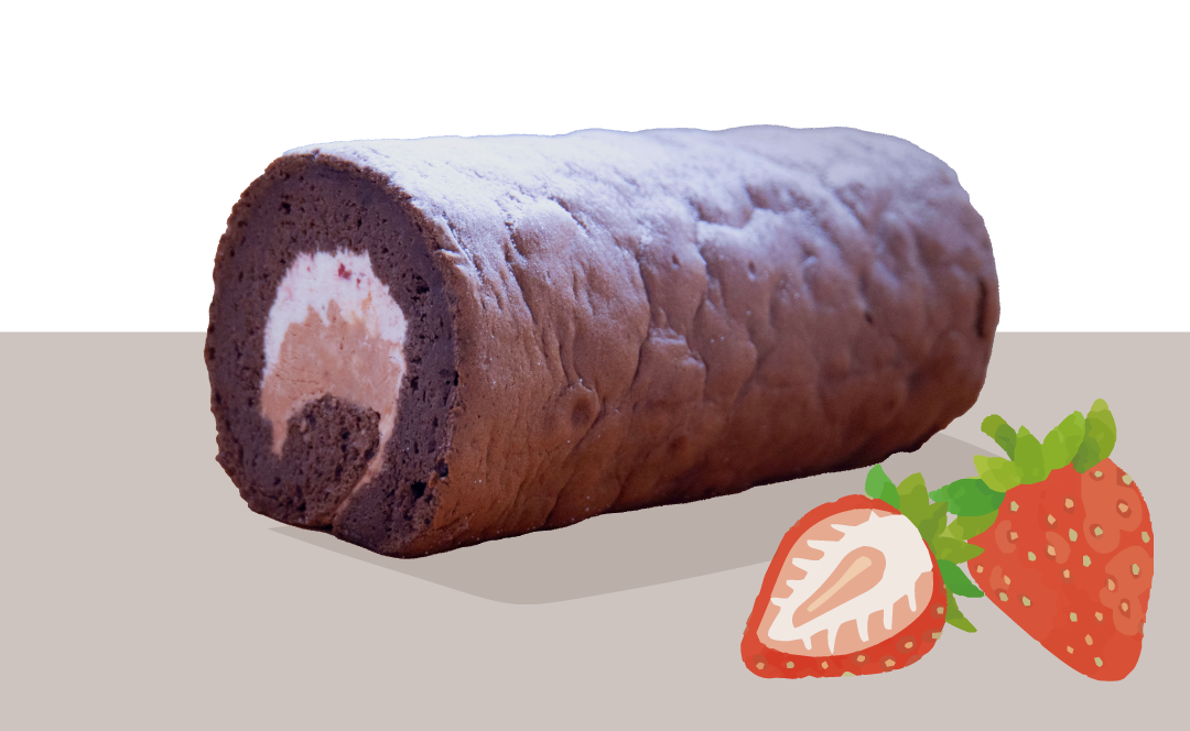 純生ロールケーキ いちごチョコクリーム