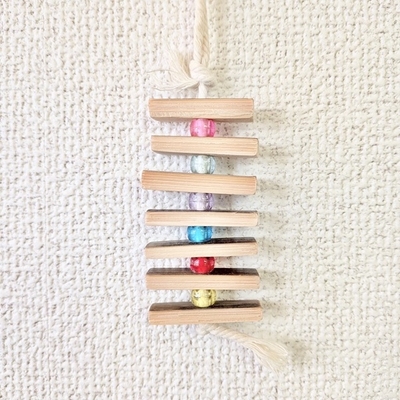 あるば　竹&times;アクリルビーズ　Mサイズ