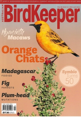 新刊！オーストラリアンバードキーパー　25年12月～26年1月号