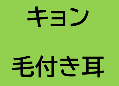 キョン　毛付き耳(ボイル)　2個入り(ペット用ジビエ)