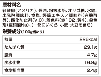 紅鮭醤油筋子（150g） | 有限会社ミノリ商事