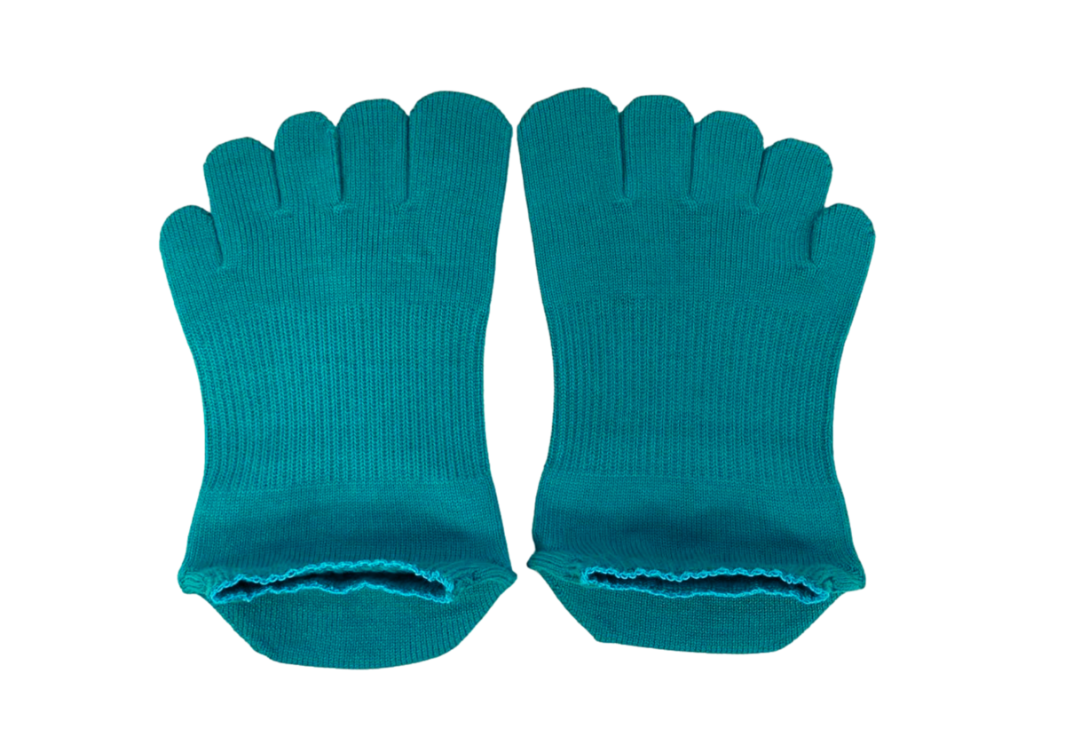 スニーカーソックス（SH1TG）【ターコイズグリーン】 | ファイブ