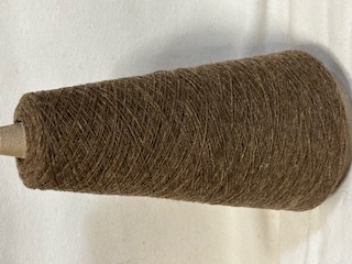 カシミヤ5％ウール95％１６番単糸　スモークブラウン
