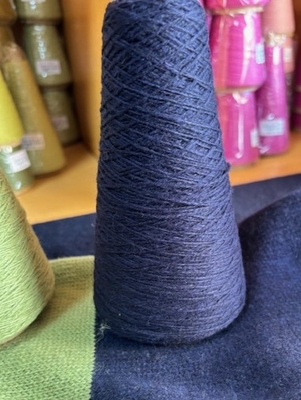 コットン40％ウール60％12番双糸ネイビー