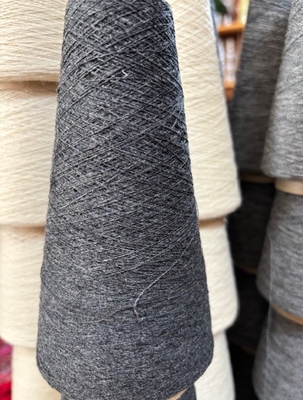 カシミヤ100％１６番単糸モスグレー