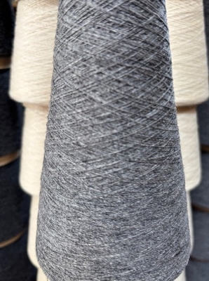 カシミヤ100％１６番単糸グレー