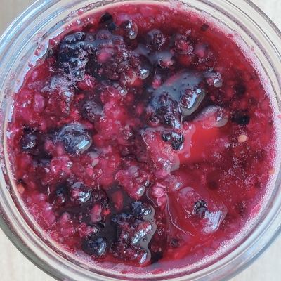 フルーツ酵素シロップ（桑の実、ラズベリー、マンゴー、ブルーベリー、りんご、パイナップル）