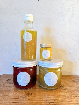 季節のお得セット（フルーツ酵素シロップ2個、発酵ドレッシング、発酵柚子胡椒）