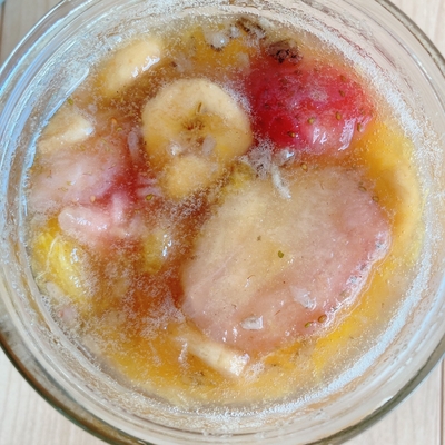 フルーツ酵素シロップ（いちご、スイートスプリング、りんご、パイナップル、バナナ）