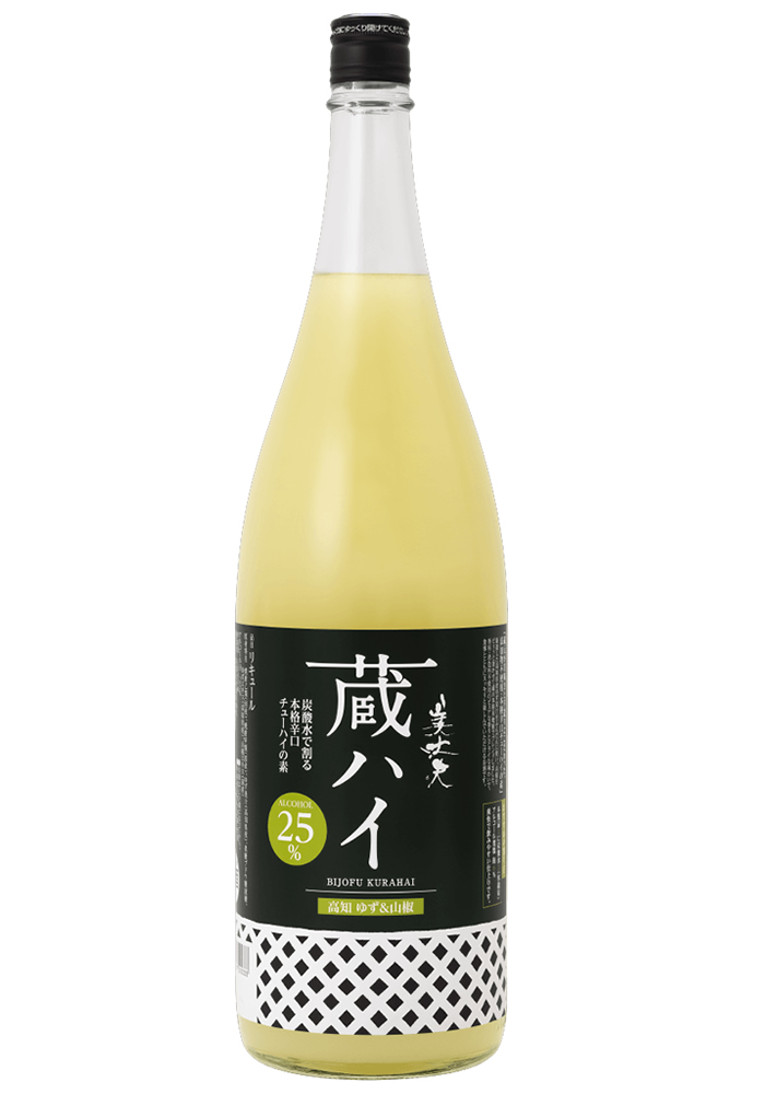 蔵ハイ 高知ゆず＆山椒 1,800ml | 京都 北白川にしむら酒店