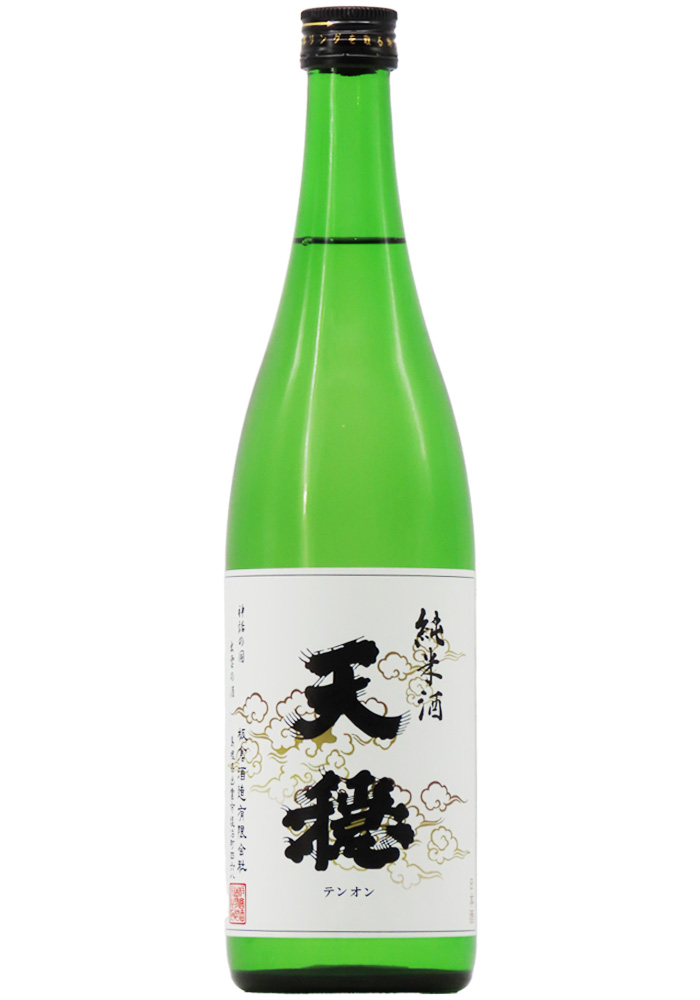 純米酒6銘柄揃えました 天穏 純米酒 白ラベル 1回火入 (R6BY) 1,800ml | 京都 北白川