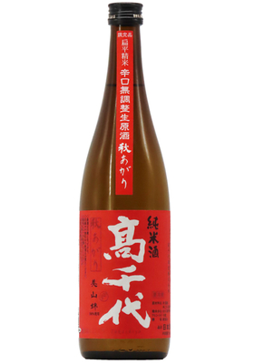 髙千代 純米酒 美山錦 +19 秋上がり 無調整生原酒 (R6BY) 1,800ml