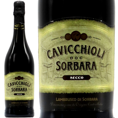 カビッキオーリ ランブルスコ・ロッソ ソルバーラ・セッコ NV 750ml