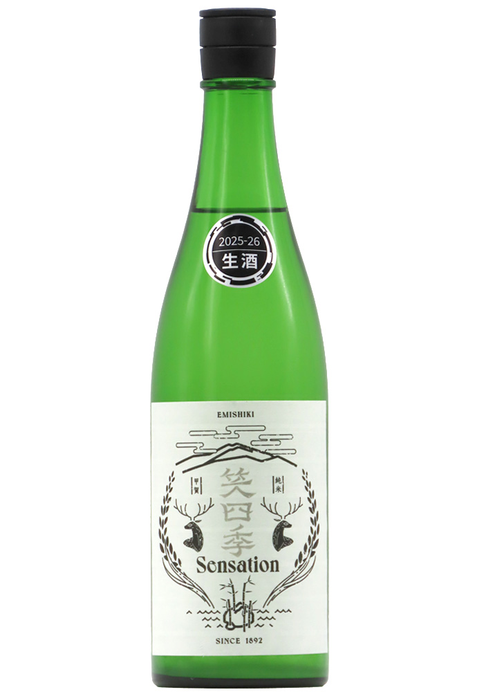 笑四季 Sensation 白ラベル 生酒 初冬限定おりがらみ (R7BY) 720ml