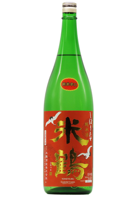 米鶴 純米辛口 しぼりたて生酒 (R7BY) 1,800ml