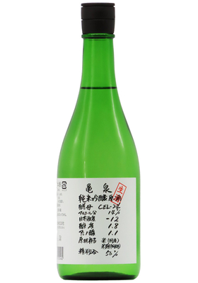 亀泉 純米吟醸 生原酒 CEL-24（セル24） (R7BY) 1,800ml
