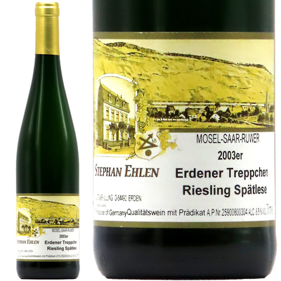 シュテファン・エーレン エルデナー・トレップヒェン リースリング シュペートレーゼ  2003 750ml