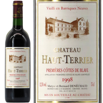 シャトー オー・テリエ プルミエール コート・ド・ブライ 1998 750ml