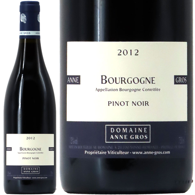 ドメーヌ・アンヌ・グロ  ブルゴーニュ ピノ・ノワール 2012 750ml
