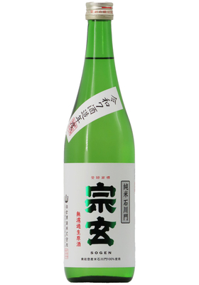 宗玄 純米 石川門(いしかわもん) 無濾過生原酒 (R7BY) 1,800ml