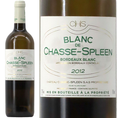 シャトー・シャス・スプリーン  ブラン・ド・シャス・スプリーン 2012 750ml