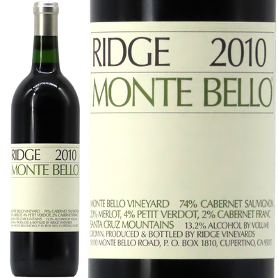 リッジ・ヴィンヤーズ モンテ・ベロ 2010