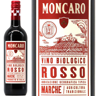 モンカロ マルケ・ロッソ オーガニック(ビオロジコ) 2024 750ml