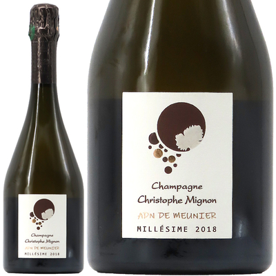 クリストフ・ミニョンADN・ドゥ・ムニエ ミレジム ブリュット・ナチュール 2018 750ml