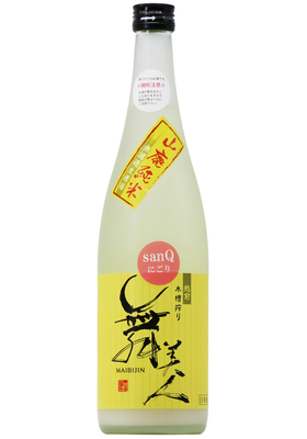 舞美人 山廃純米 無濾過生原酒 sanQ(サンキュー) にごり酒 (R7BY) 1,800ml ※開栓注意※