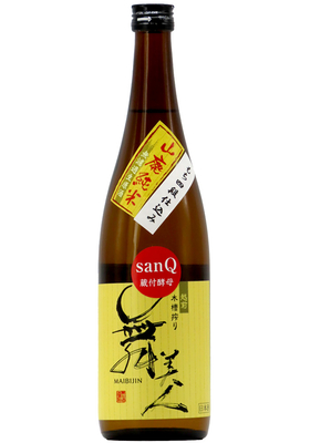 舞美人  山廃純米 無濾過生原酒 sanQ(サンキュー) もち米4段仕込み (R7BY) 1,800ml