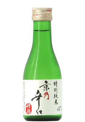 招德 特別純米 京乃辛口 180ml【当店オリジナル商品】