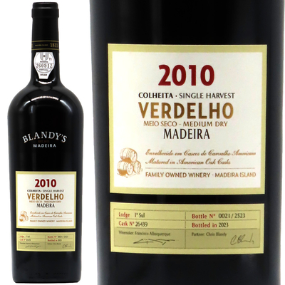 ブランディーズ マデイラ ヴェルデーリョ コリェイタ 2010 (中辛口)  750ml
