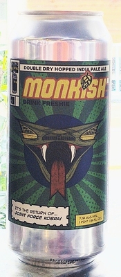 ﾓﾝｷｯｼｭ ｼﾞｮｲﾝﾌｫｰｽｺﾌﾞﾗDDH ﾍｲｼﾞｰDIPA 473ml缶 空輸