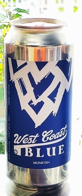 ﾓﾝｷｯｼｭ ｳｪｽﾄｺｰｽﾄﾌﾞﾙｰIPA 473ml缶 空輸