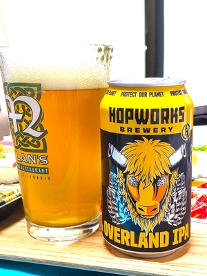ﾎｯﾌﾟﾜｰｸｽ ｵｰﾊﾞｰﾗﾝﾄﾞIPA 355ml缶