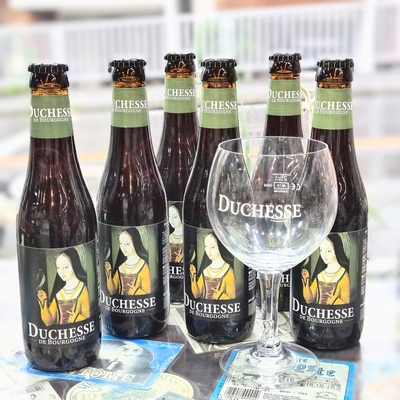 ﾄﾞｩｼｬｽﾃﾞﾌﾞﾙｺﾞｰﾆｭ  330ml6本ｸﾞﾗｽ付