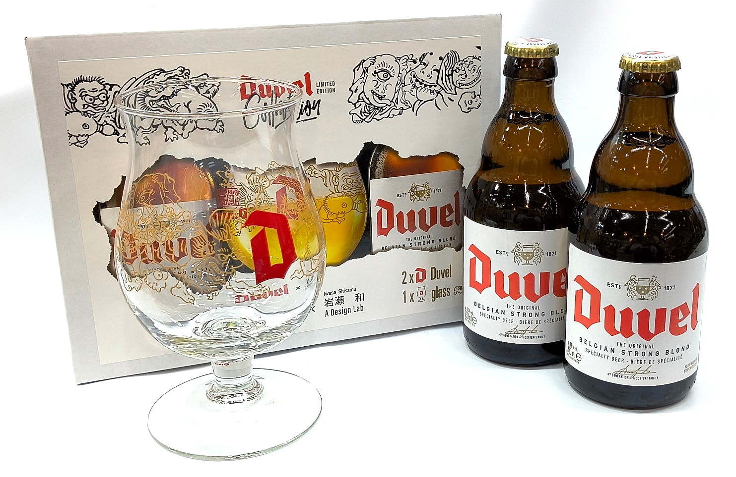 ﾃﾞｭﾍﾞﾙ 百鬼夜行ｾｯﾄ ｸﾞﾗｽ付きBOX | すがや魅惑の麦酒