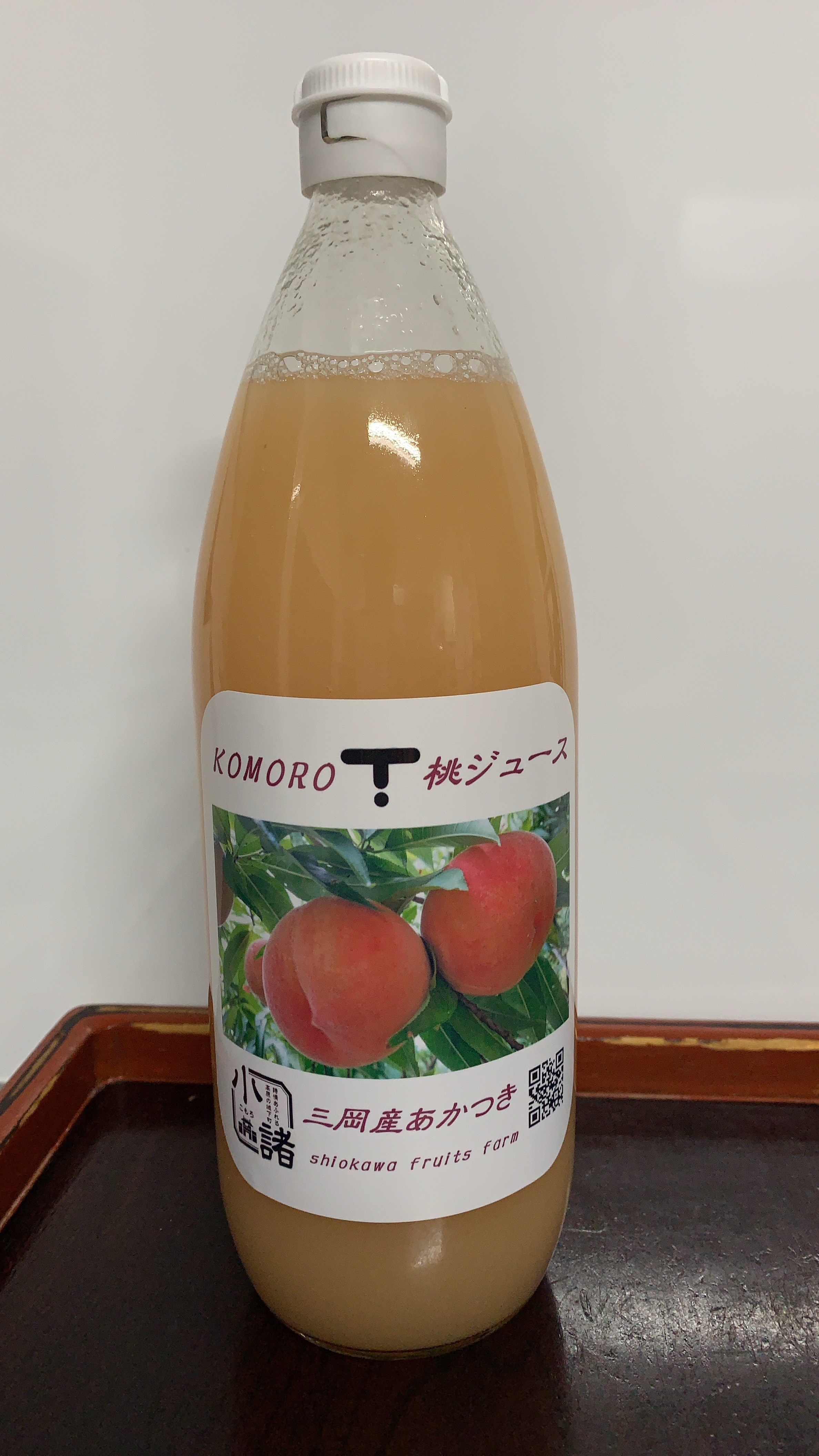 信州小諸の桃ジュース １本箱入 そば蔵 丁子庵