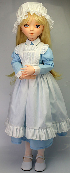 乙姫ドール用 クラシカルメイド服セット 水色 | otocolleshop