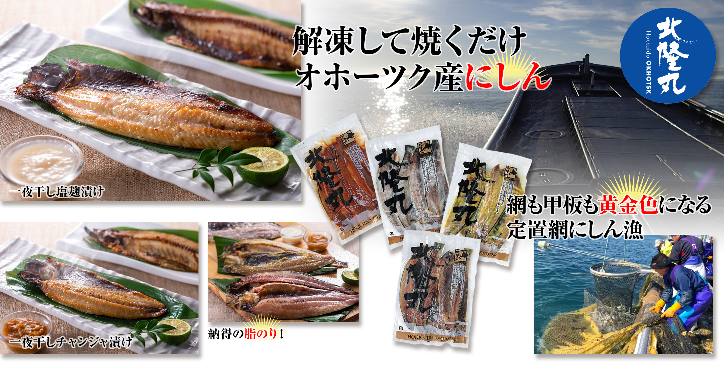 魚の切り身｜にしん（半身）一夜干し西京漬｜オホーツク産｜オホーツク