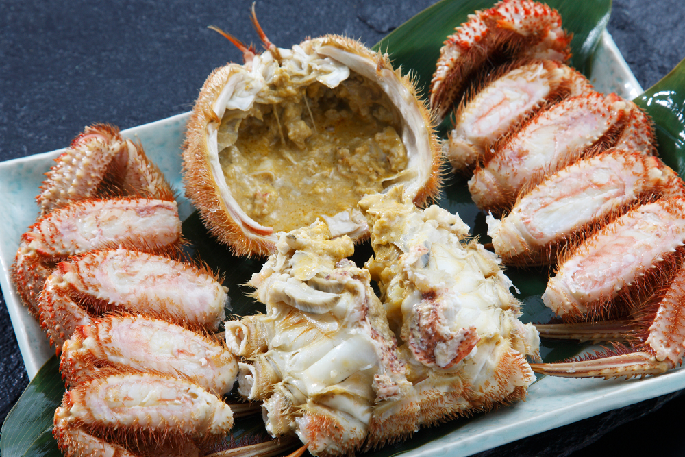 タラバ毛蟹まん3個入り／冷凍 | オホーツク活魚ネット