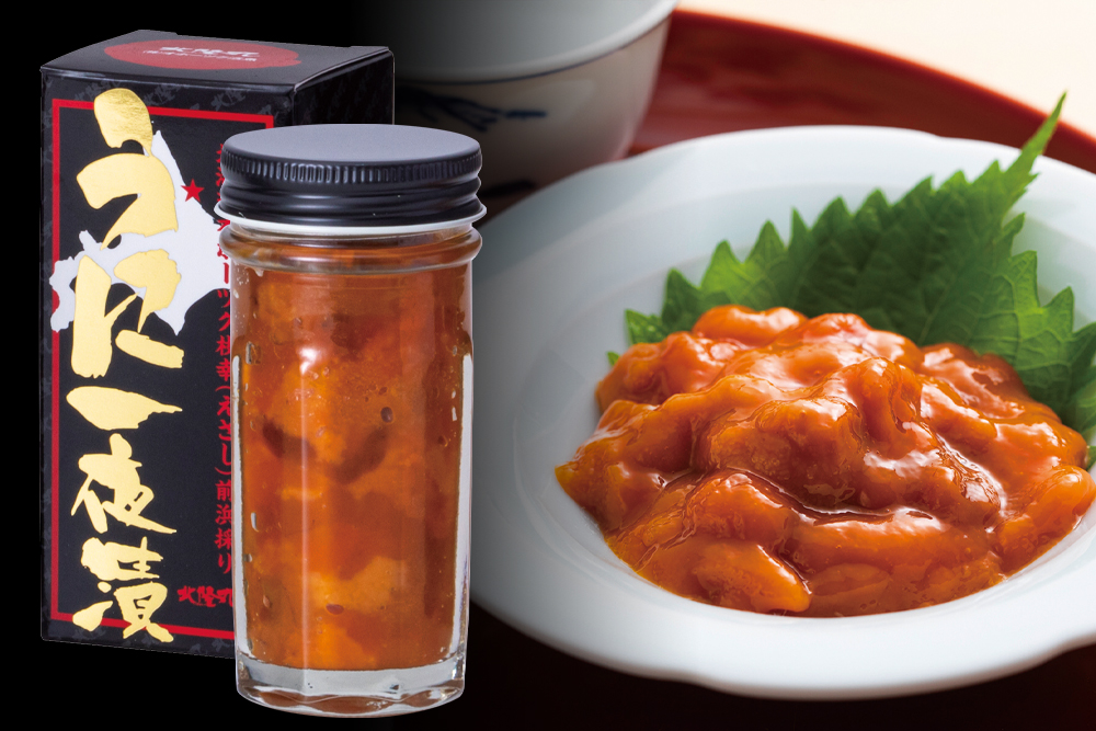 うに一夜漬け（塩）｜80g｜北海道枝幸産｜北隆丸 | オホーツク活魚ネット