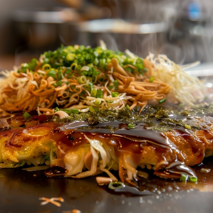 牡蠣を混ぜ込んだお好み焼き「カキオコ」