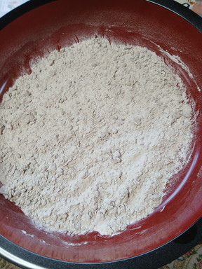 黒玄そば粉のアップ写真