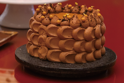 味噌キャラメルチョコケーキ