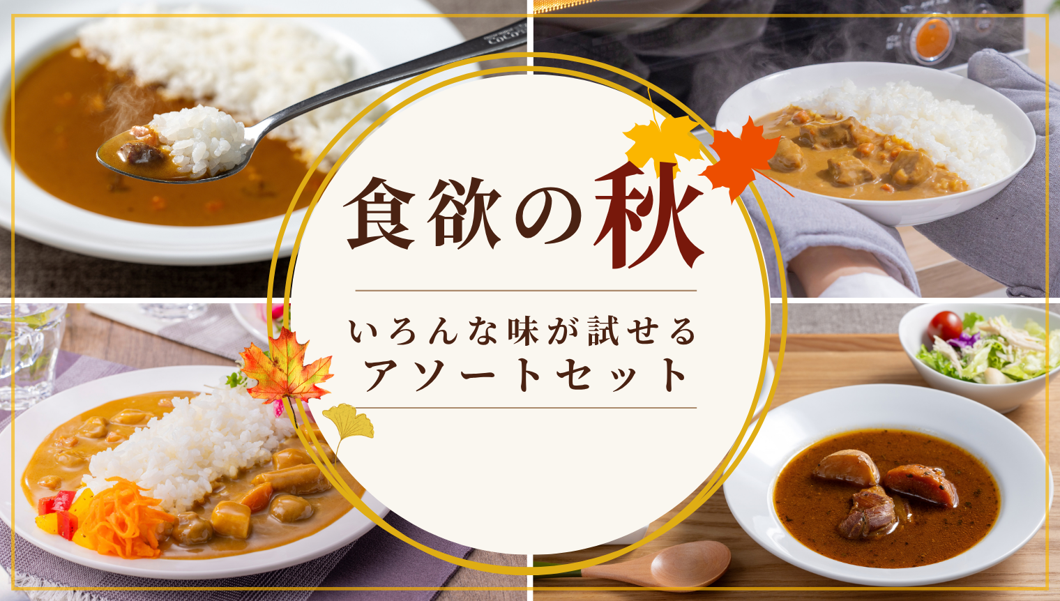 食欲の秋におすすめのレトルトカレーセット